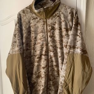 US Marine Core Issue Polartec Digital Desert Camp Fleece Jacket MARPAT - Size L